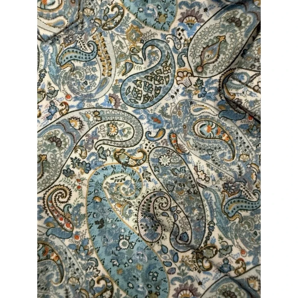 Infant Western Wear One Piece 9-12 Months Pearl Snaps Long Sleeve Paisley Print
